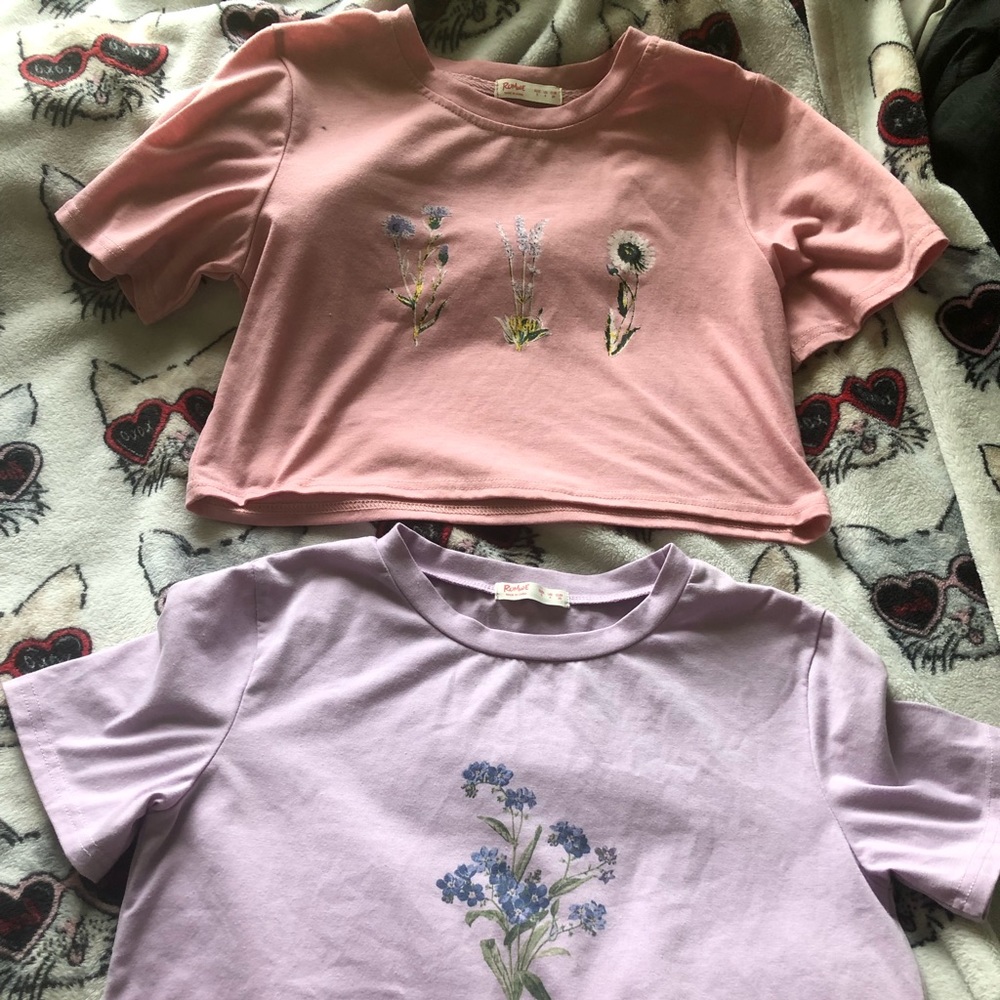 Romwe Flower Shirt Bundle